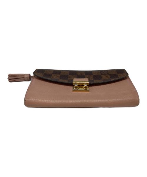 LOUIS VUITTON（ルイ ヴィトン）LOUIS VUITTON (ルイ ヴィトン) ダミエ ポルトフォイユ クロワゼット マグノリア ブラウンの古着・服飾アイテム