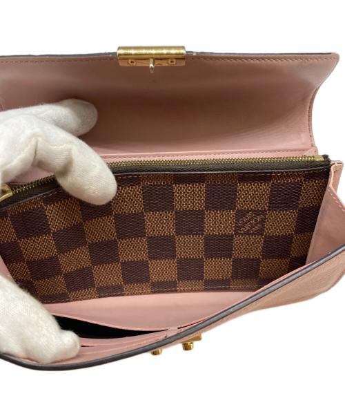 LOUIS VUITTON（ルイ ヴィトン）LOUIS VUITTON (ルイ ヴィトン) ダミエ ポルトフォイユ クロワゼット マグノリア ブラウンの古着・服飾アイテム