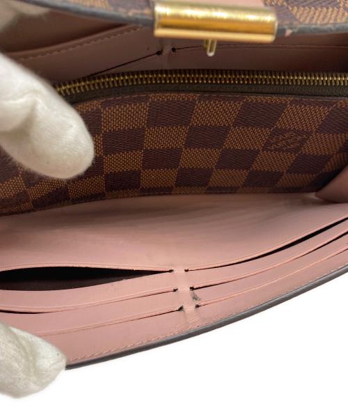 LOUIS VUITTON（ルイ ヴィトン）LOUIS VUITTON (ルイ ヴィトン) ダミエ ポルトフォイユ クロワゼット マグノリア ブラウンの古着・服飾アイテム