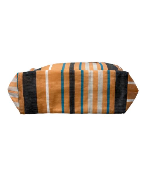 MARNI（マルニ）MARNI (マルニ) MARKET STRIPE BAG オレンジの古着・服飾アイテム