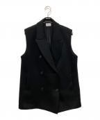 Lisiereリジェール）の古着「Ponte Vest」｜ブラック