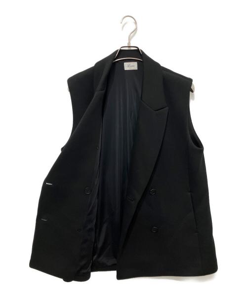 Lisiere（リジェール）Lisiere (リジェール) Ponte Vest ブラック サイズ:なしの古着・服飾アイテム