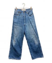 GOLDEN GOOSE DELUXE BRAND（ゴールデングースデラックスブランド）の古着「ダメージ加工デニムパンツ」｜インディゴ