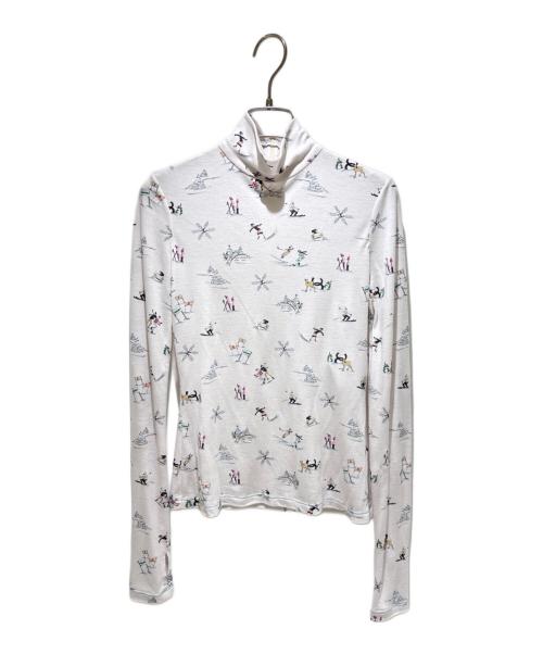CHANEL（シャネル）CHANEL (シャネル) ココマークリボン ゲレンデジャージートップス ライトピンク サイズ:34の古着・服飾アイテム