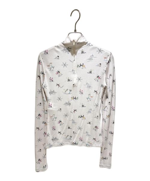 CHANEL（シャネル）CHANEL (シャネル) ココマークリボン ゲレンデジャージートップス ライトピンク サイズ:34の古着・服飾アイテム