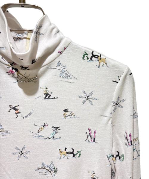 CHANEL（シャネル）CHANEL (シャネル) ココマークリボン ゲレンデジャージートップス ライトピンク サイズ:34の古着・服飾アイテム