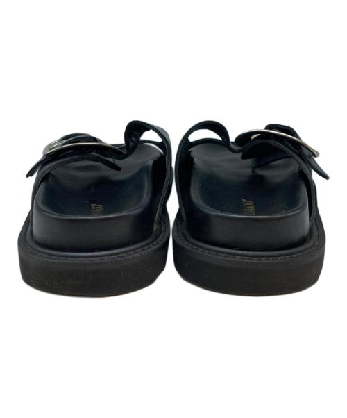 Caminando（カミナンド）Caminando (カミナンド) DOUBLE BUCKLE SANDALS ブラック サイズ:SIZE 8の古着・服飾アイテム