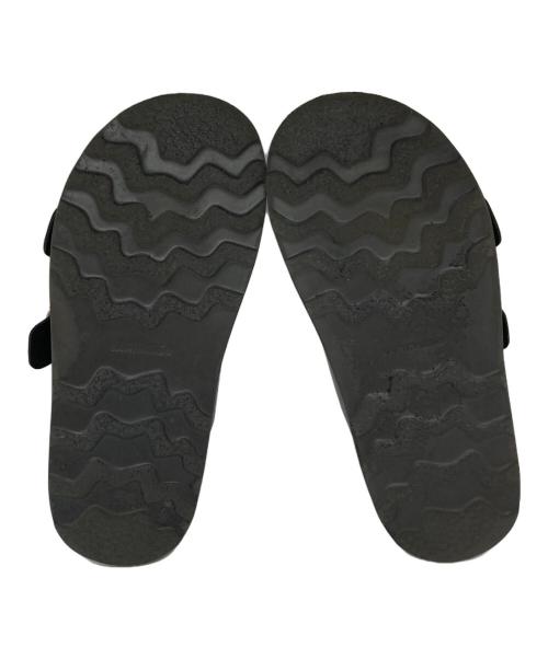 Caminando（カミナンド）Caminando (カミナンド) DOUBLE BUCKLE SANDALS ブラック サイズ:SIZE 8の古着・服飾アイテム