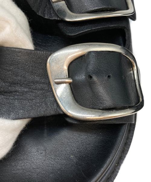 Caminando（カミナンド）Caminando (カミナンド) DOUBLE BUCKLE SANDALS ブラック サイズ:SIZE 8の古着・服飾アイテム
