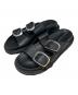 Caminando（カミナンド）の古着「DOUBLE BUCKLE SANDALS」｜ブラック