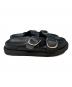 Caminando (カミナンド) DOUBLE BUCKLE SANDALS ブラック サイズ:SIZE 8：7000円