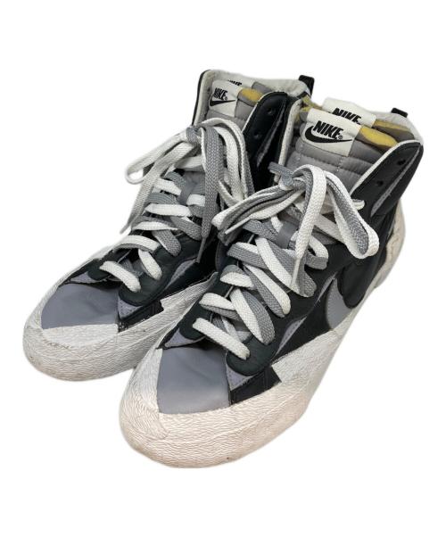 NIKE（ナイキ）NIKE (ナイキ) sacai (サカイ) BLAZER MID ブラック×ホワイト サイズ:28.5の古着・服飾アイテム
