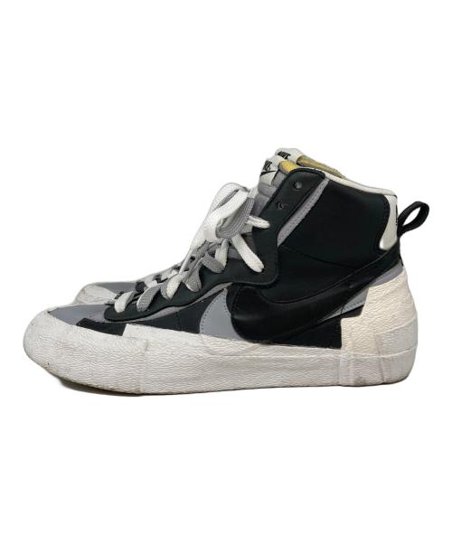 NIKE（ナイキ）NIKE (ナイキ) sacai (サカイ) BLAZER MID ブラック×ホワイト サイズ:28.5の古着・服飾アイテム