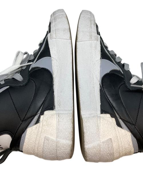 NIKE（ナイキ）NIKE (ナイキ) sacai (サカイ) BLAZER MID ブラック×ホワイト サイズ:28.5の古着・服飾アイテム