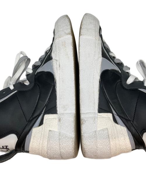 NIKE（ナイキ）NIKE (ナイキ) sacai (サカイ) BLAZER MID ブラック×ホワイト サイズ:28.5の古着・服飾アイテム