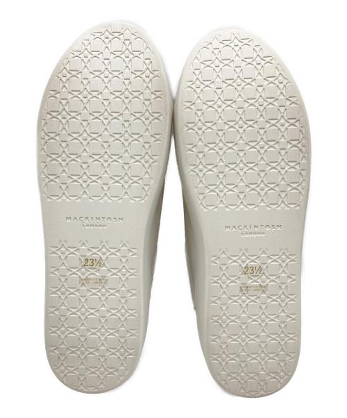 MACKINTOSH PHILOSOPHY（マッキントッシュ フィロソフィー）MACKINTOSH PHILOSOPHY (マッキントッシュ フィロソフィー) スリッポン ホワイト サイズ:SIZE 23.5cmの古着・服飾アイテム