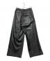 ZARA (ザラ) MAISON SPECIAL (メゾンスペシャル) Fake Leather Wide Leg Pants(フェイク レザー ワイド レッグ パンツ) ブラック サイズ:sizeS：7000円