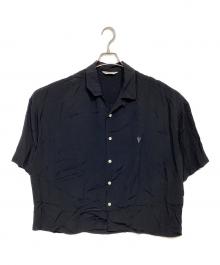 COOTIE PRODUCTIONS（クーティープロダクツ）の古着「Rayon Open-Neck S/S Shirt」｜ブラック