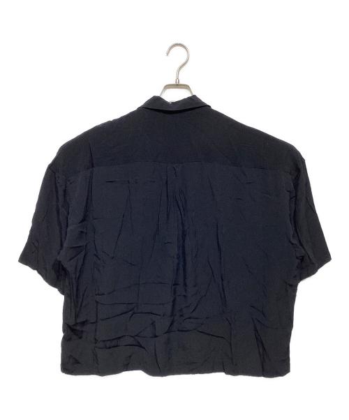 COOTIE PRODUCTIONS（クーティープロダクツ）COOTIE PRODUCTIONS (クーティープロダクツ) Rayon Open-Neck S/S Shirt ブラック サイズ:Mの古着・服飾アイテム