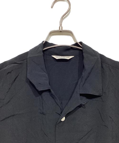 COOTIE PRODUCTIONS（クーティープロダクツ）COOTIE PRODUCTIONS (クーティープロダクツ) Rayon Open-Neck S/S Shirt ブラック サイズ:Mの古着・服飾アイテム