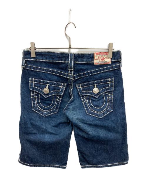 TRUE RELIGION（トゥルー レリジョン）TRUE RELIGION (トゥルー レリジョン) デニムハーフパンツ インディゴ サイズ:SIZE 66cmの古着・服飾アイテム