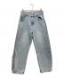 YENN（イエン）の古着「SIDE PLEATED DENIM PANTS」｜ブルー