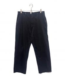 COMOLI（コモリ）の古着「22AW デニムオーバーパンツ」｜ブラック