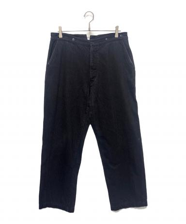 中古・古着通販】COMOLI (コモリ) 22AW デニムオーバーパンツ ブラック 