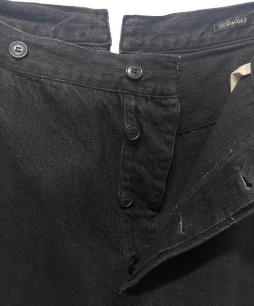 COMOLI（コモリ）COMOLI (コモリ) 22AW デニムオーバーパンツ ブラック サイズ:2の古着・服飾アイテム
