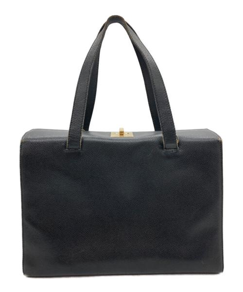 CELINE（セリーヌ）CELINE (セリーヌ) ターンロックハンドバッグ ブラックの古着・服飾アイテム