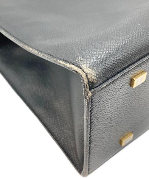 CELINE（セリーヌ）CELINE (セリーヌ) ターンロックハンドバッグ ブラックの古着・服飾アイテム