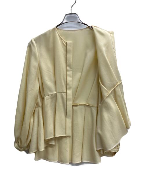 ADORE（アドーア）ADORE (アドーア) ウールアムンゼンブラウス イエロー サイズ:SIZE 38の古着・服飾アイテム