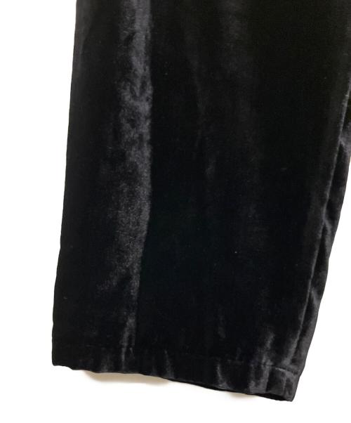 COMOLI（コモリ）COMOLI (コモリ) シルク別珍 ドローストリングパンツ ブラック サイズ:3の古着・服飾アイテム