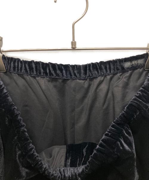 COMOLI（コモリ）COMOLI (コモリ) シルク別珍 ドローストリングパンツ ブラック サイズ:3の古着・服飾アイテム