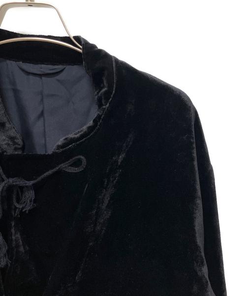 COMOLI（コモリ）COMOLI (コモリ) シルク別珍 スタンドカラージャケット ブラック サイズ:3の古着・服飾アイテム