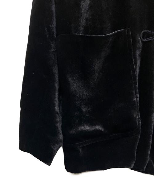 COMOLI（コモリ）COMOLI (コモリ) シルク別珍 スタンドカラージャケット ブラック サイズ:3の古着・服飾アイテム