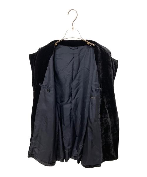 COMOLI（コモリ）COMOLI (コモリ) シルク別珍 スタンドカラージャケット ブラック サイズ:3の古着・服飾アイテム