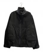 sacaiサカイ）の古着「Matelasse Twill Mix Jacket」｜ブラック