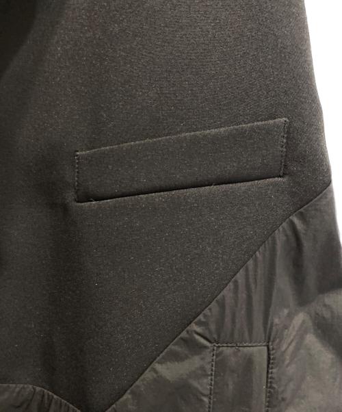 sacai（サカイ）sacai (サカイ) Matelasse Twill Mix Jacket ブラック サイズ:1の古着・服飾アイテム