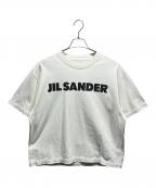 JIL SANDERジルサンダー）の古着「ロゴプリント コットン 半袖 Tシャツ」｜ホワイト