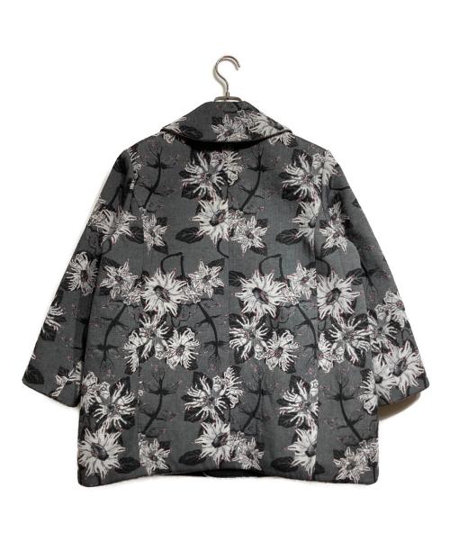 hazama（ハザマ）hazama (ハザマ) 咲く手あまたのジャケットコート グレー サイズ:Sの古着・服飾アイテム