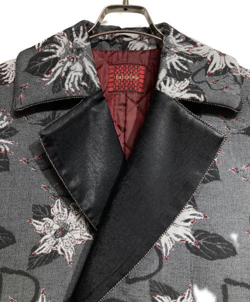 hazama（ハザマ）hazama (ハザマ) 咲く手あまたのジャケットコート グレー サイズ:Sの古着・服飾アイテム