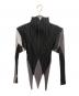 PLEATS PLEASE (プリーツプリーズ) ハイネックプリーツブラウス ブラック×グレー サイズ:3：35000円