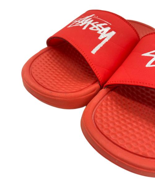 NIKE（ナイキ）NIKE (ナイキ) stussy (ステューシー) BENASSI レッド サイズ:US7の古着・服飾アイテム