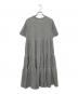 hitomi (ヒトミ) URAKE tiered dress グレー サイズ:XS：10000円