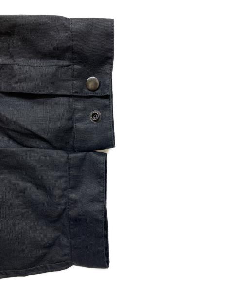 MUJI LABO（ムジラボ）MUJI LABO (ムジラボ) 太番手リネンドローストリングジャケット ブラック サイズ:SIZE Lの古着・服飾アイテム