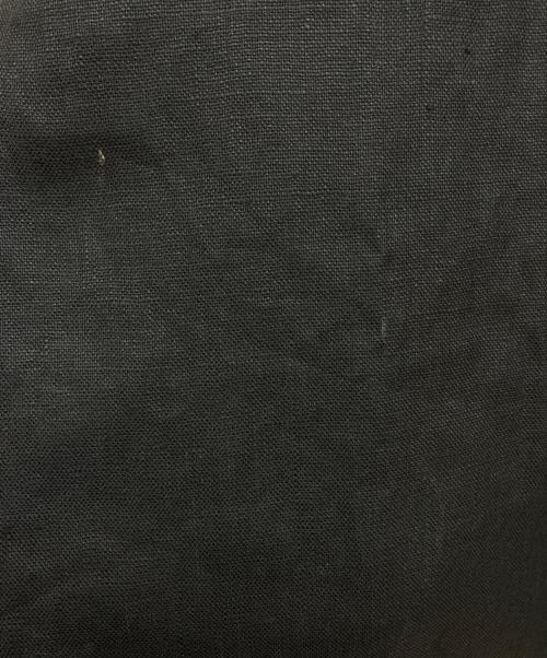 MUJI LABO（ムジラボ）MUJI LABO (ムジラボ) 太番手リネンドローストリングジャケット ブラック サイズ:SIZE Lの古着・服飾アイテム
