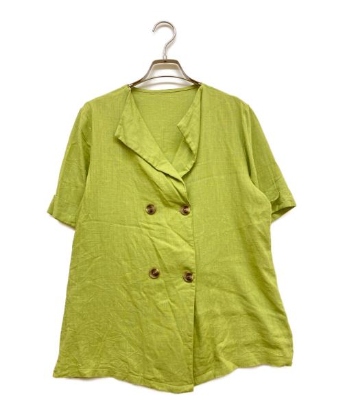 ANDREA&Co.（アンドラー＆コー）ANDREA&Co. (アンドラー＆コー) ハーフスリーブダブルジャケットセットアップ グリーン サイズ:SIZE Freeの古着・服飾アイテム