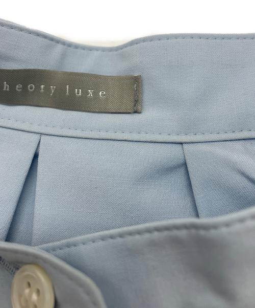 theory luxe（セオリーリュクス）theory luxe (セオリーリュクス) Luxe Cotton Emly Shirt ブルー サイズ:SIZE S32の古着・服飾アイテム
