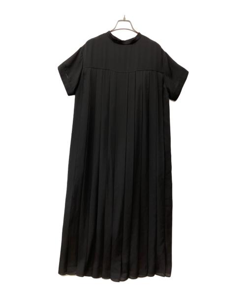 JOURNAL STANDARD（ジャーナルスタンダード）JOURNAL STANDARD (ジャーナルスタンダード) バックプリーツフレンチスリーブワンピース ブラック サイズ:Fの古着・服飾アイテム